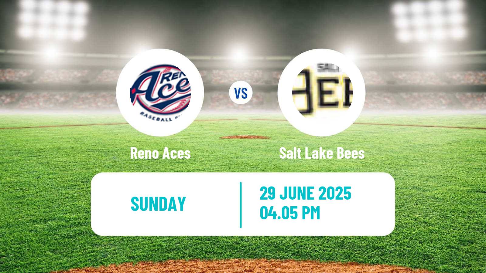 Baseball PCL Reno Aces - Salt Lake Bees