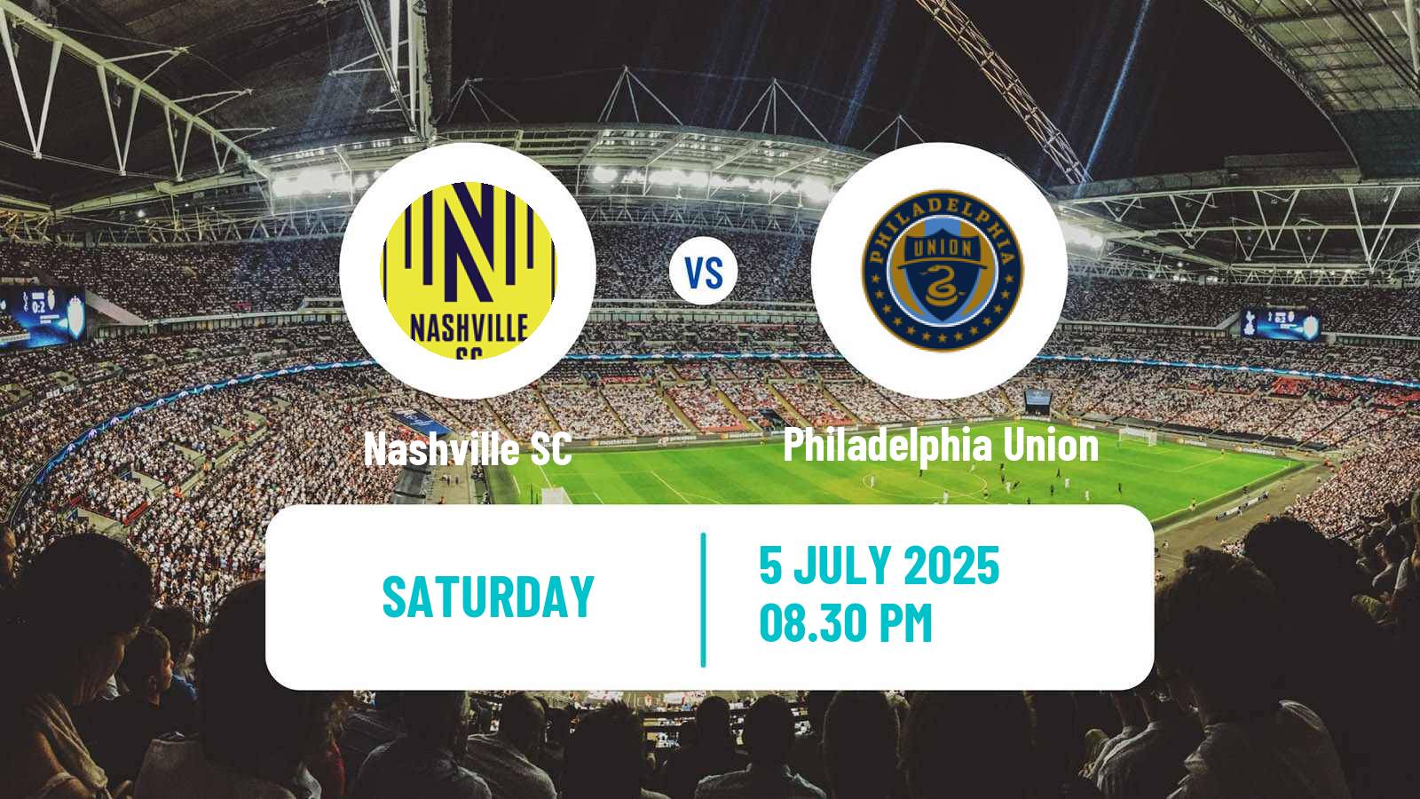 Soccer MLS Nashville SC - Philadelphia Union