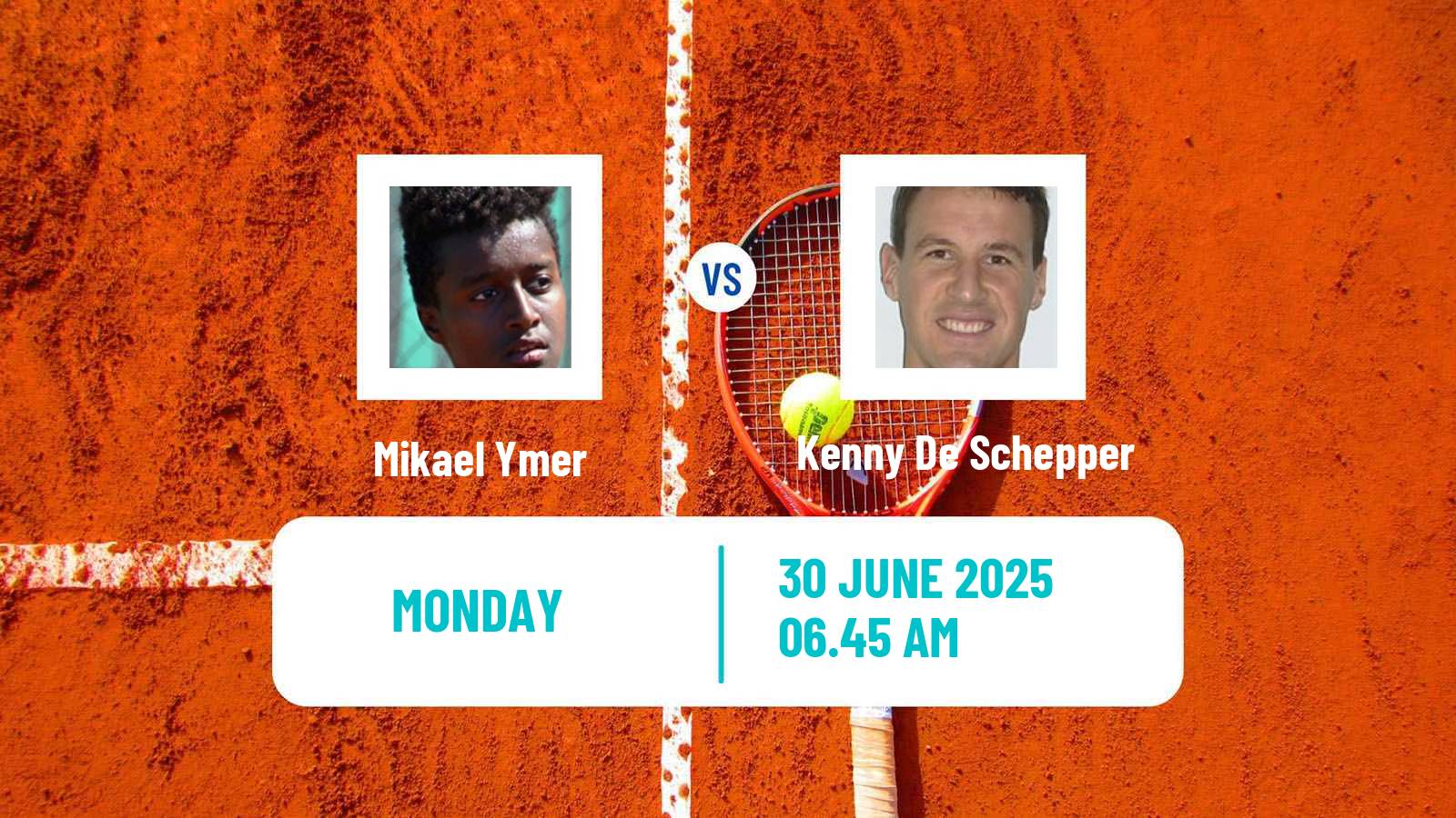 Tennis Troyes Challenger Men Mikael Ymer - Kenny De Schepper