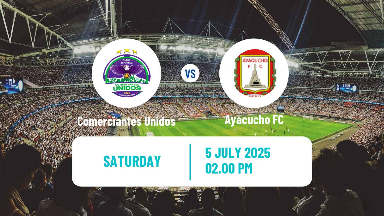 Soccer Peruvian Liga 1 Comerciantes Unidos - Ayacucho