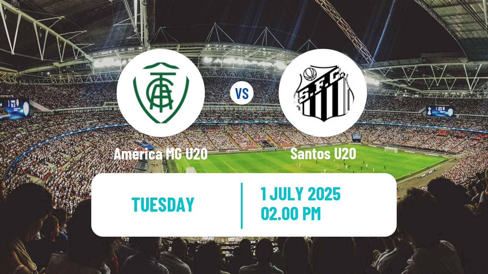 Soccer Brasileiro U20 América MG U20 - Santos U20
