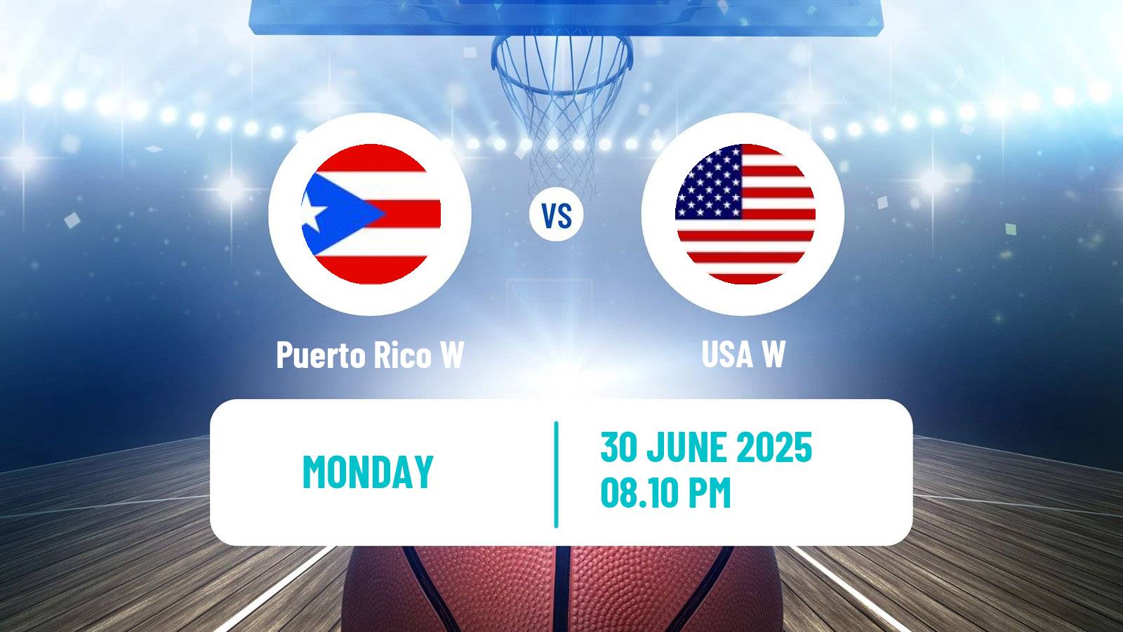 Basketball AmeriCup Basketball Women Puerto Rico W - USA W
