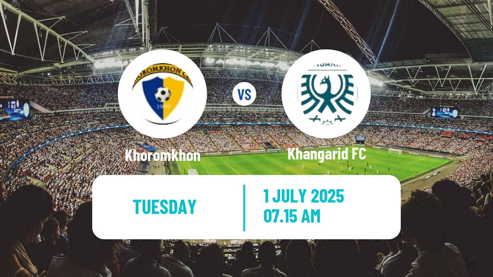 Soccer Mongolian Premier League Khoromkhon - Khangarid