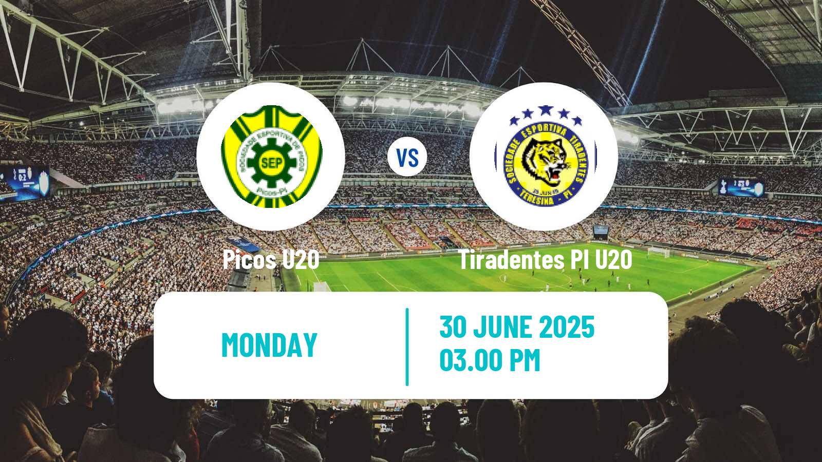 Soccer Brazilian Piauiense U20 Picos U20 - Tiradentes PI U20