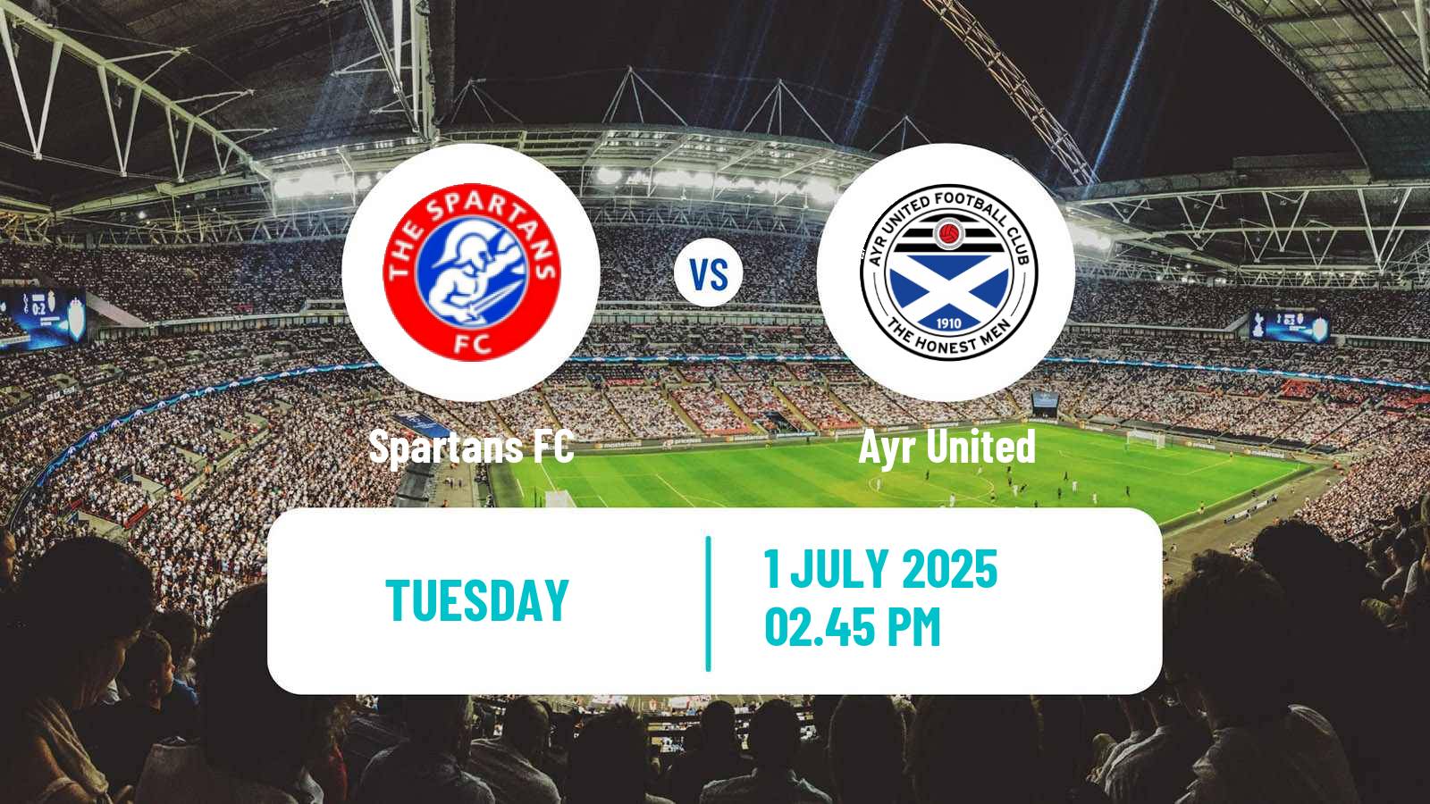 Soccer Club Friendly Spartans - Ayr United