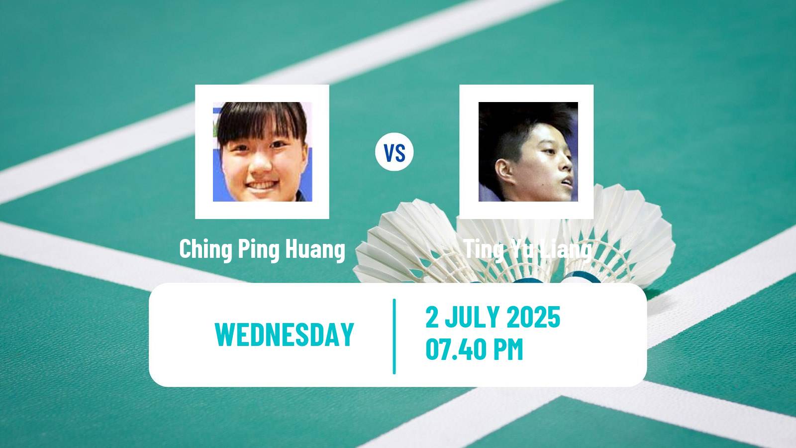 Badminton BWF World Tour Canada Open Women Ching Ping Huang - Ting Yu Liang
