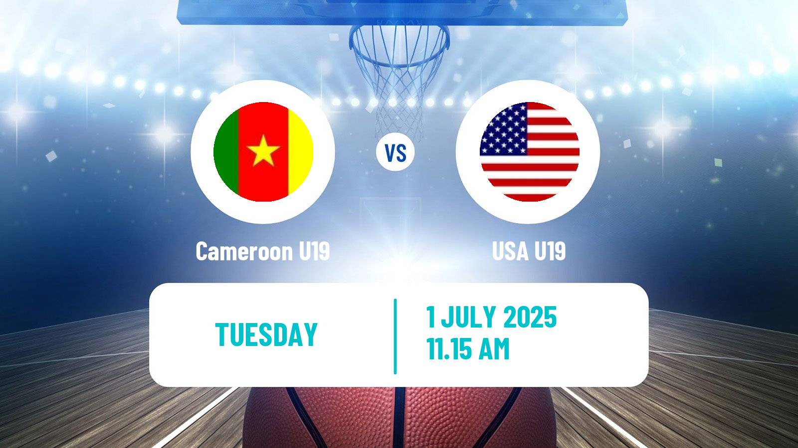 Basketball World Championship U19 Basketball Cameroon U19 - USA U19