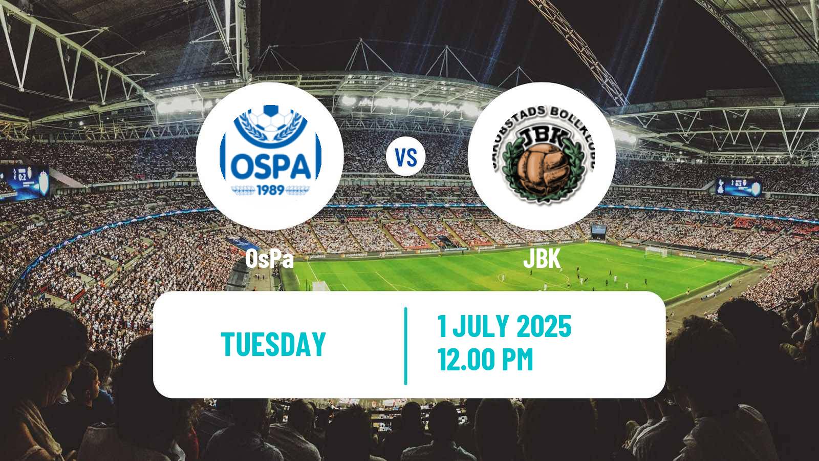 Soccer Finnish Kakkonen Group C OsPa - JBK