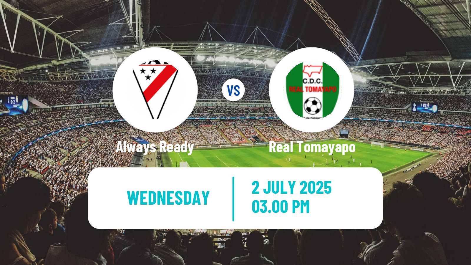 Soccer Bolivian League Cup Always Ready - Real Tomayapo