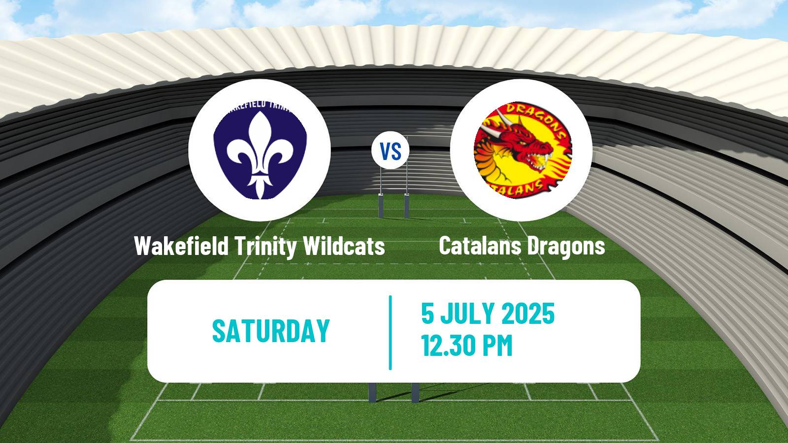 Rugby league Super League Rugby Wakefield Trinity Wildcats - Catalans Dragons