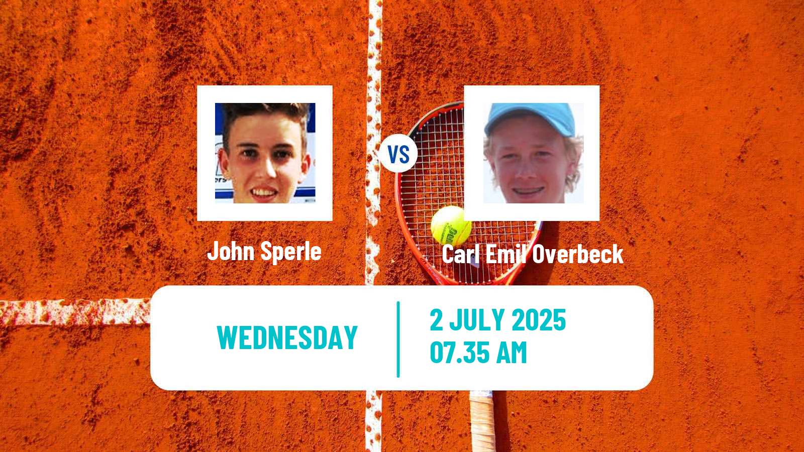 Tennis ITF M15 Amstelveen Men John Sperle - Carl Emil Overbeck