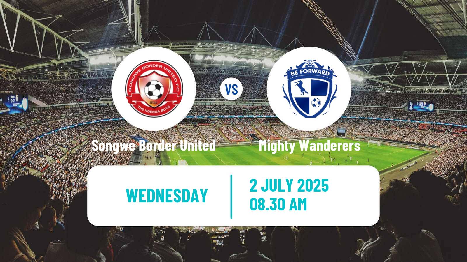 Soccer Malawi Premier Division Songwe Border United - Mighty Wanderers