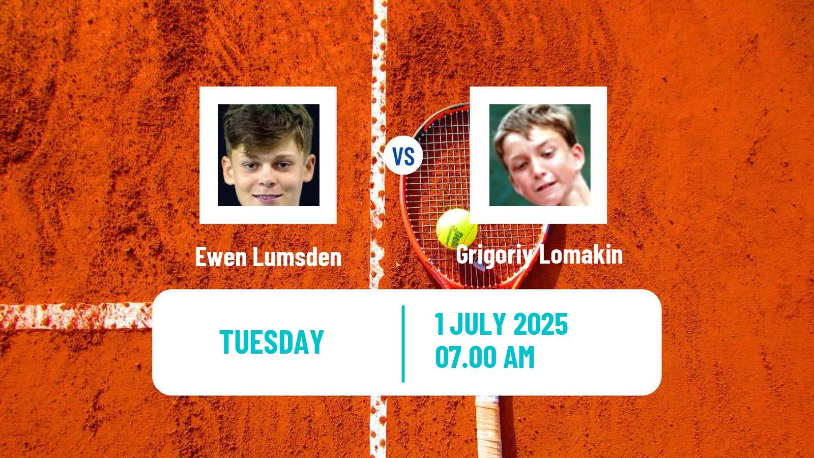 Tennis ITF M15 Monastir 26 Men Ewen Lumsden - Grigoriy Lomakin