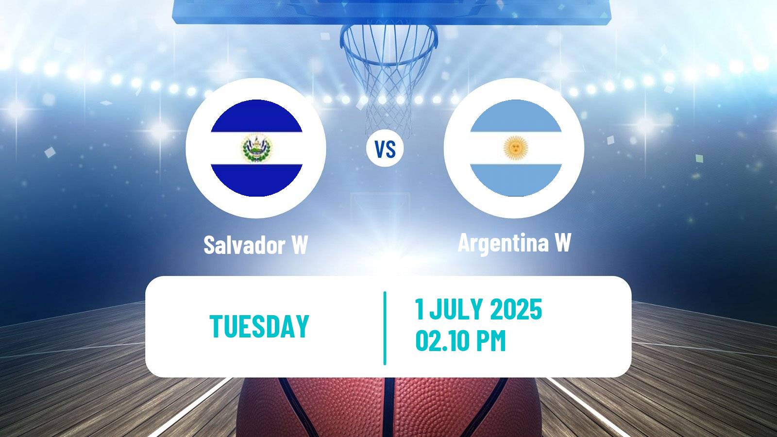 Basketball AmeriCup Basketball Women Salvador W - Argentina W