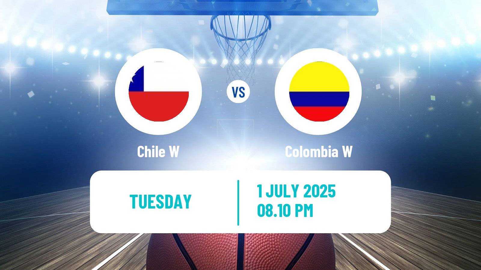 Basketball AmeriCup Basketball Women Chile W - Colombia W
