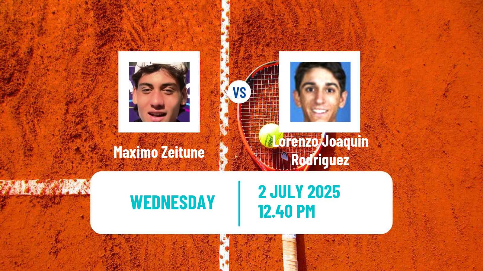 Tennis ITF M15 San Salvador De Jujuy Men Maximo Zeitune - Lorenzo Joaquin Rodriguez