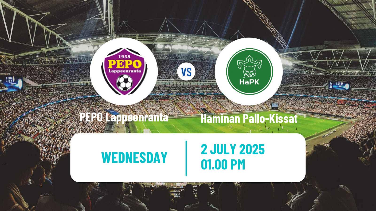 Soccer Finnish Kakkonen Group A PEPO Lappeenranta - Haminan Pallo-Kissat