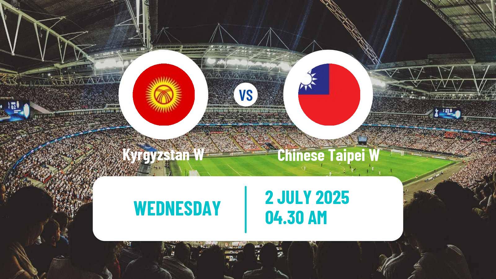 Soccer Asian Cup Women Kyrgyzstan W - Chinese Taipei W
