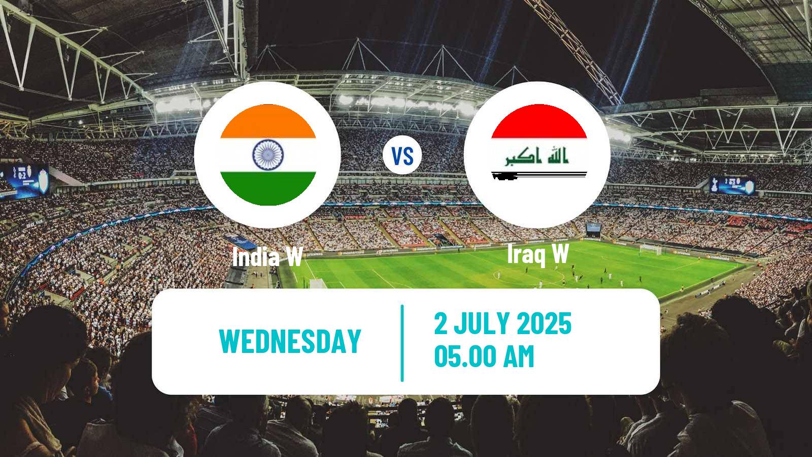 Soccer Asian Cup Women India W - Iraq W