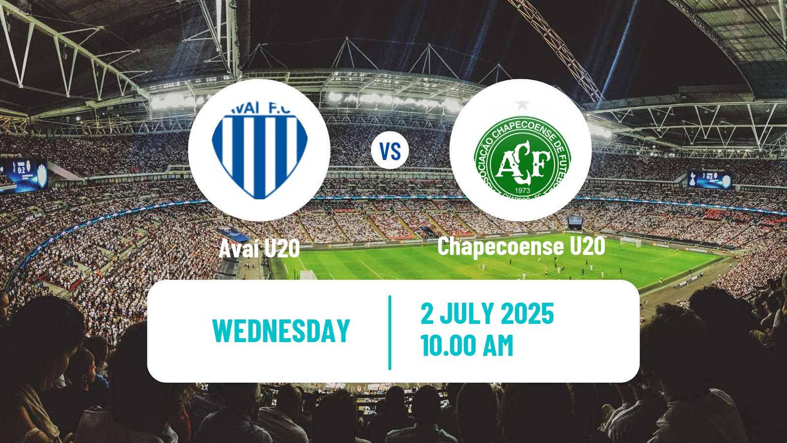 Soccer Brazilian Catarinense U20 Avaí U20 - Chapecoense U20