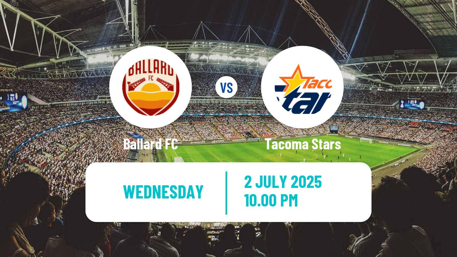 Soccer USL League Two Ballard - Tacoma Stars