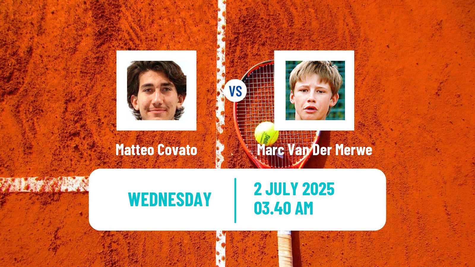 Tennis ITF M25 Hillcrest Men Matteo Covato - Marc Van Der Merwe