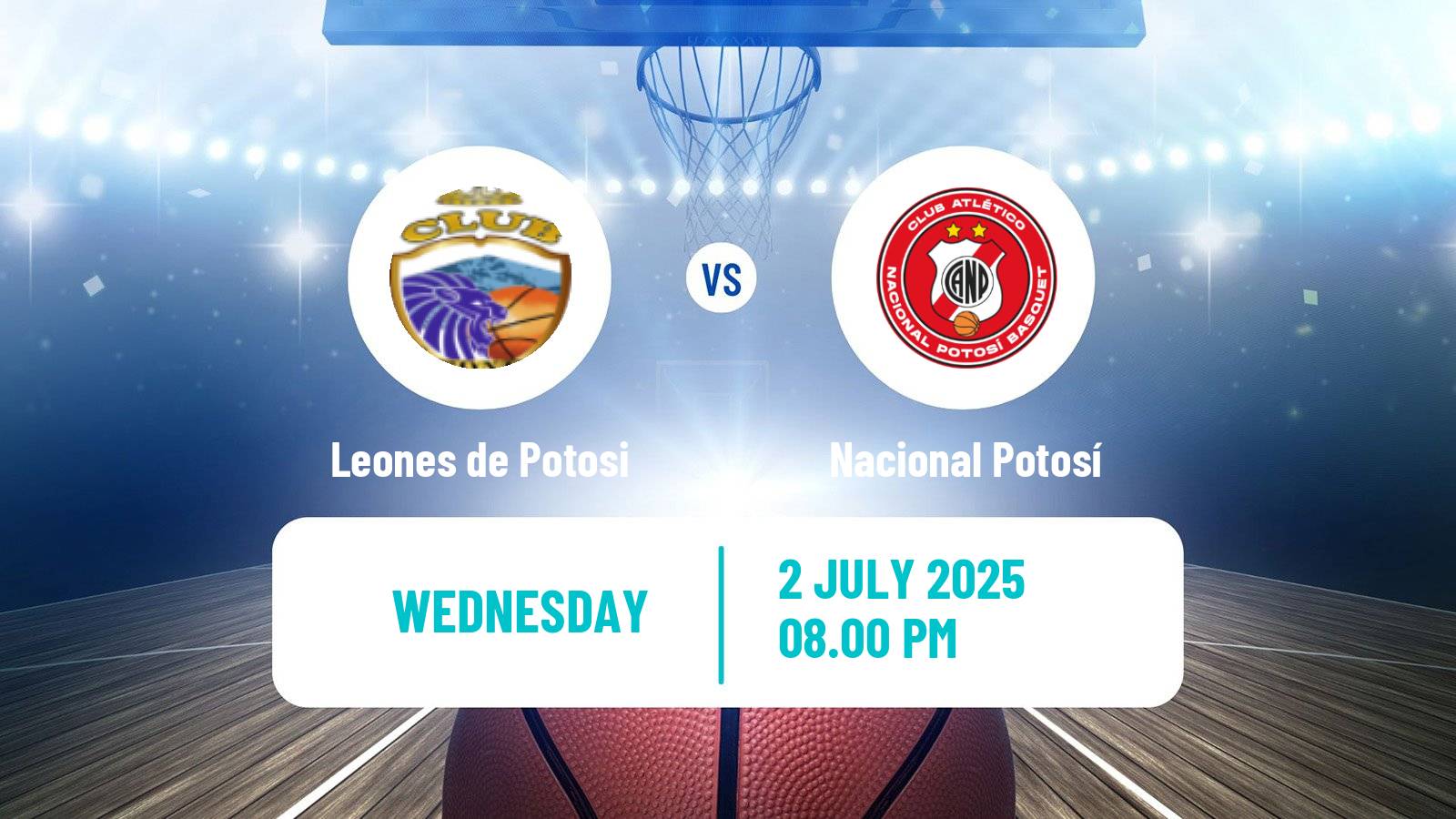 Basketball Bolivian Libobasquet Leones de Potosi - Nacional Potosí