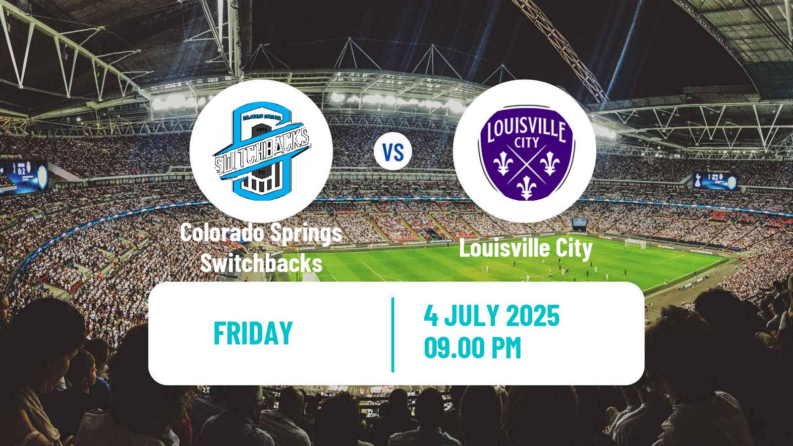 Soccer USL Championship Colorado Springs Switchbacks - Louisville City