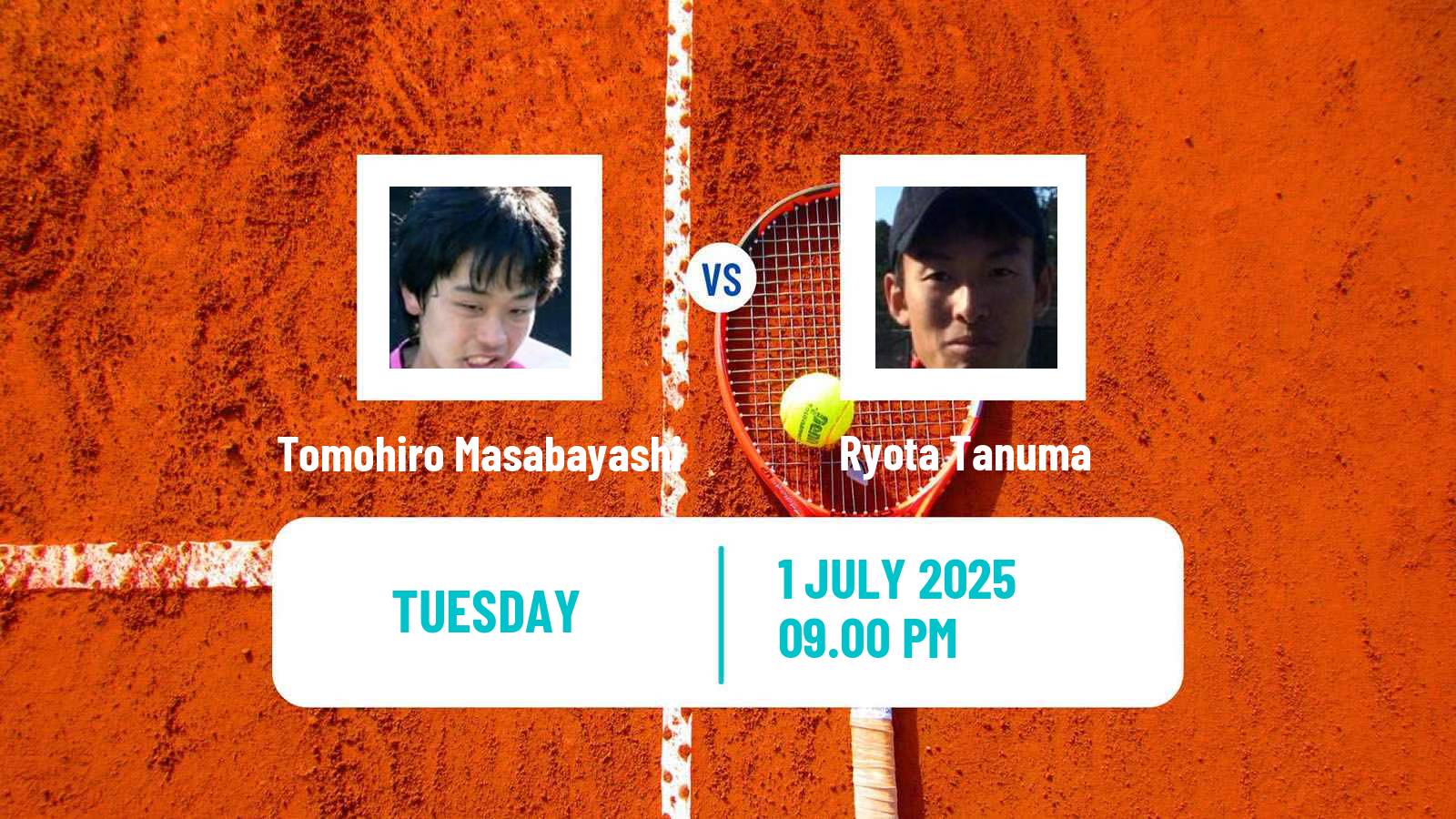 Tennis ITF M15 Tokyo Men Tomohiro Masabayashi - Ryota Tanuma
