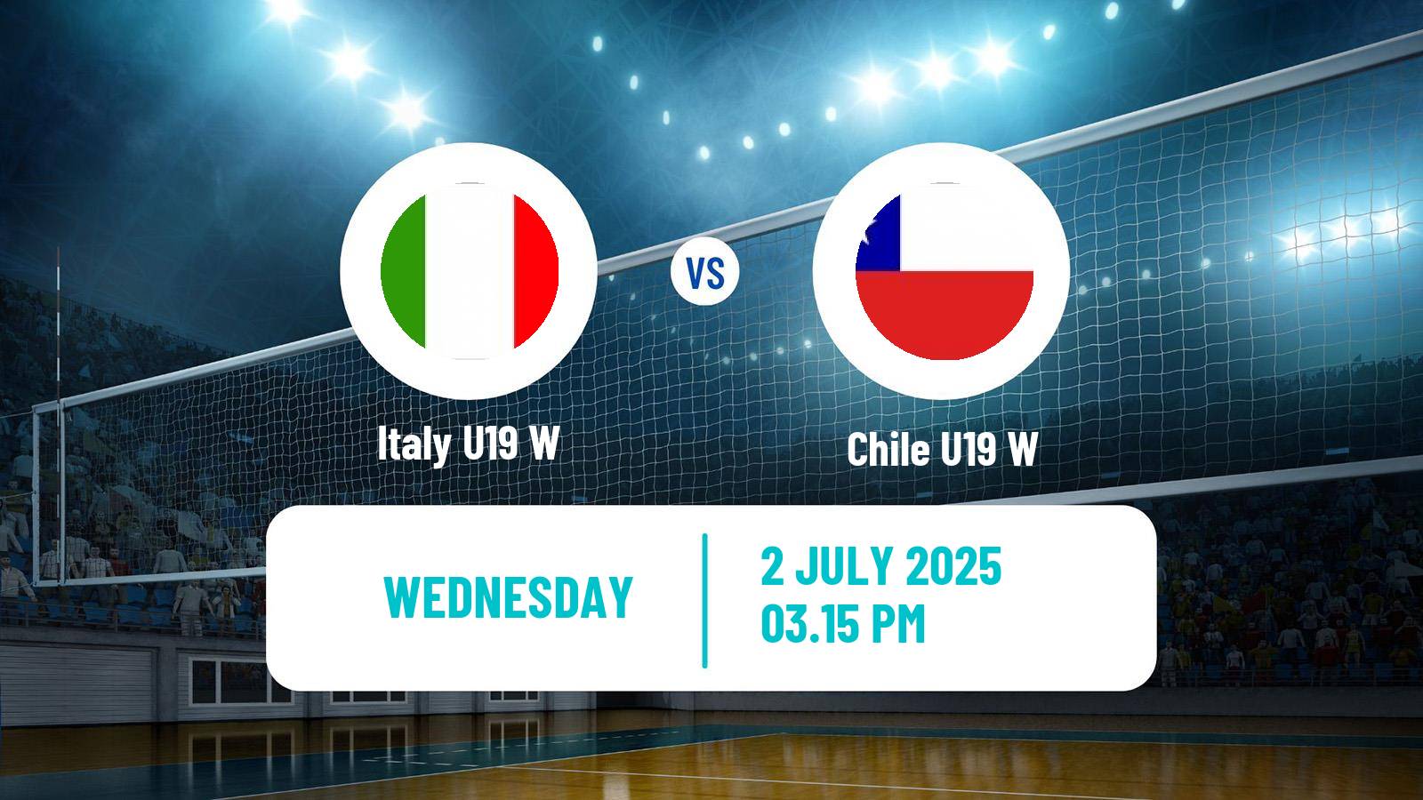 Volleyball World Championship U19 Volleyball Women Italy U19 W - Chile U19 W
