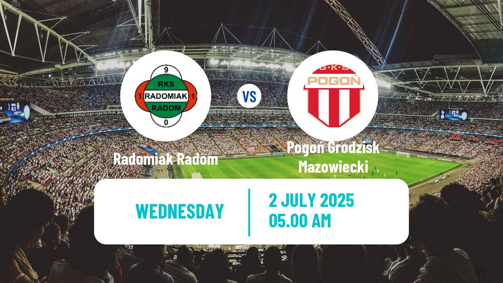 Soccer Club Friendly Radomiak Radom - Pogoń Grodzisk Mazowiecki