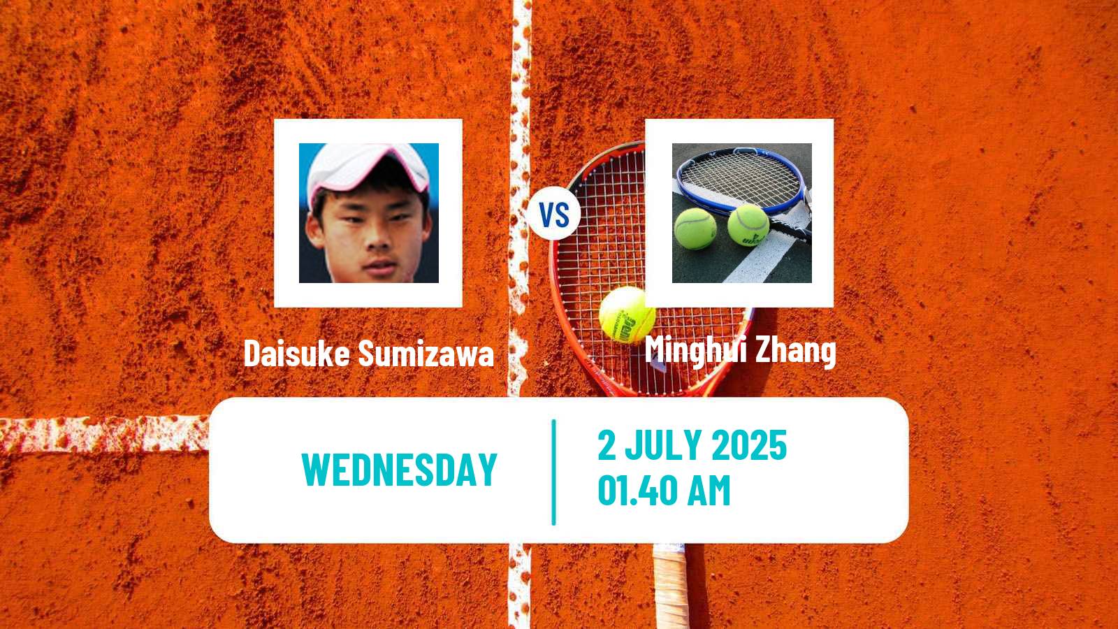 Tennis ITF M15 Maanshan 4 Men Daisuke Sumizawa - Minghui Zhang