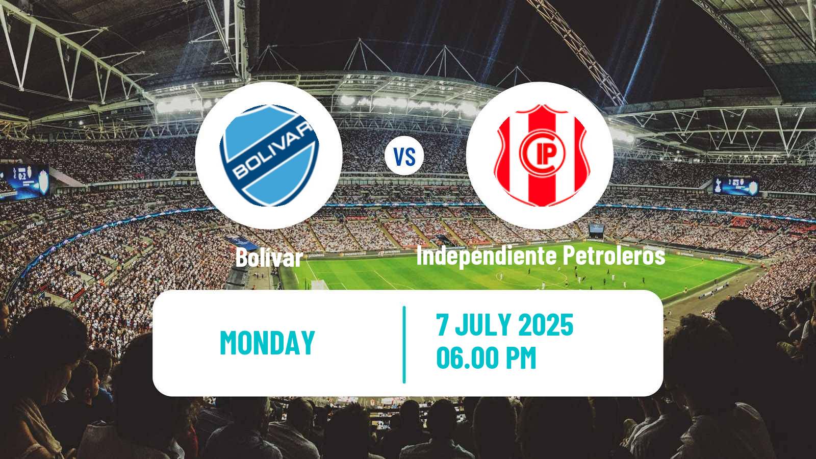 Soccer Bolivian Division Profesional Bolívar - Independiente Petroleros