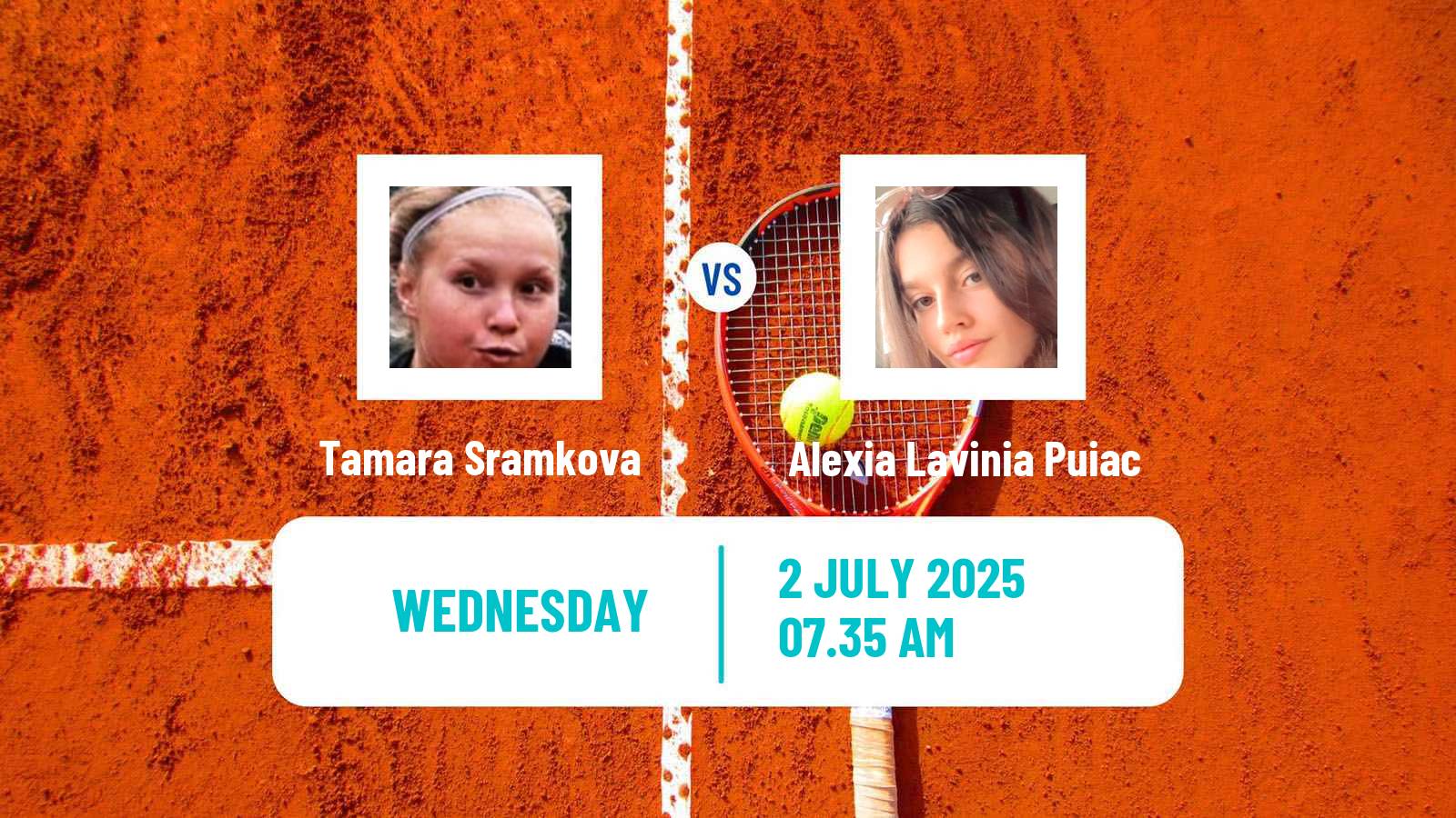 Tennis ITF W15 Mogyorod Women Tamara Sramkova - Alexia Lavinia Puiac