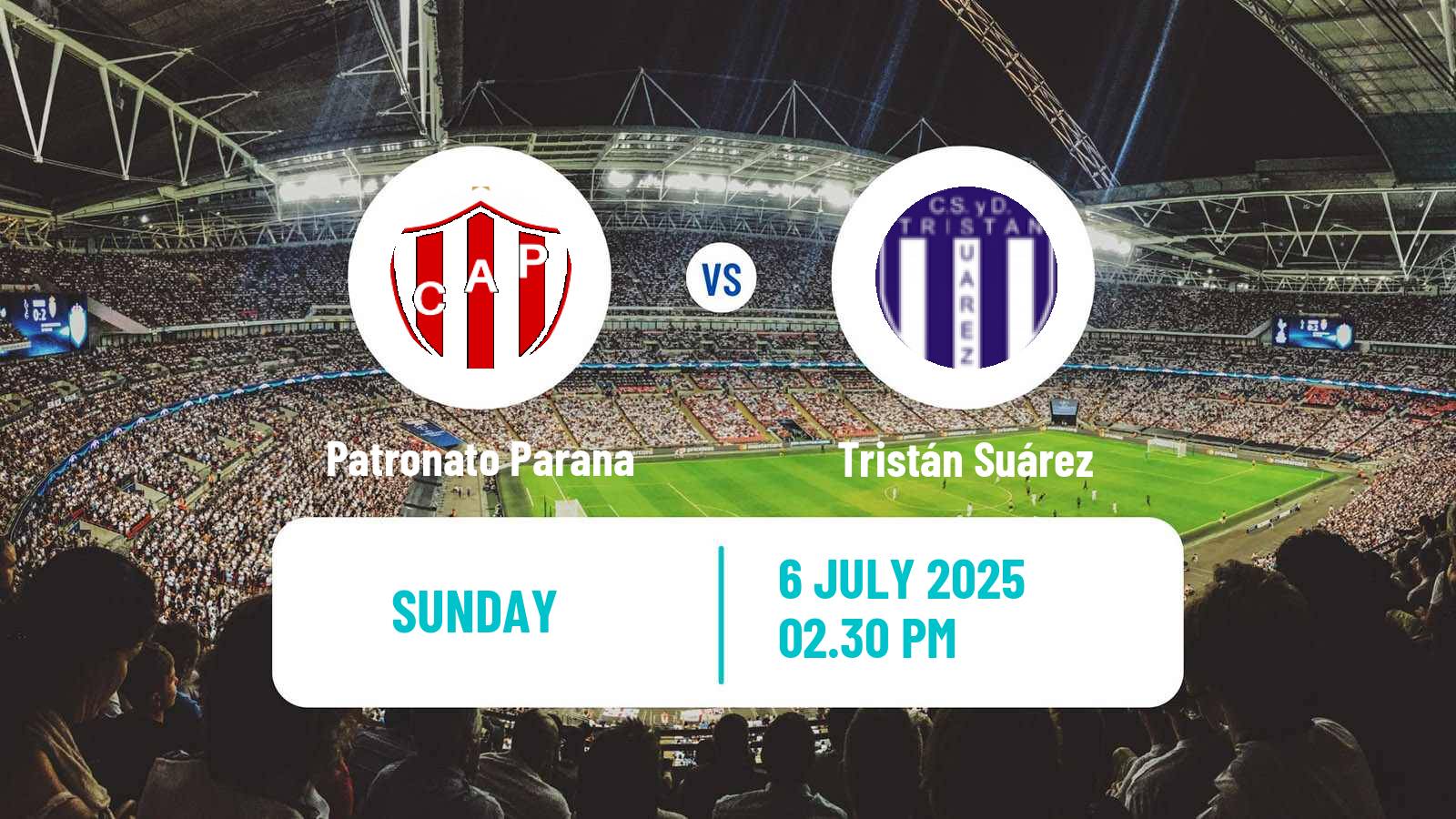 Soccer Argentinian Primera Nacional Patronato Parana - Tristán Suárez