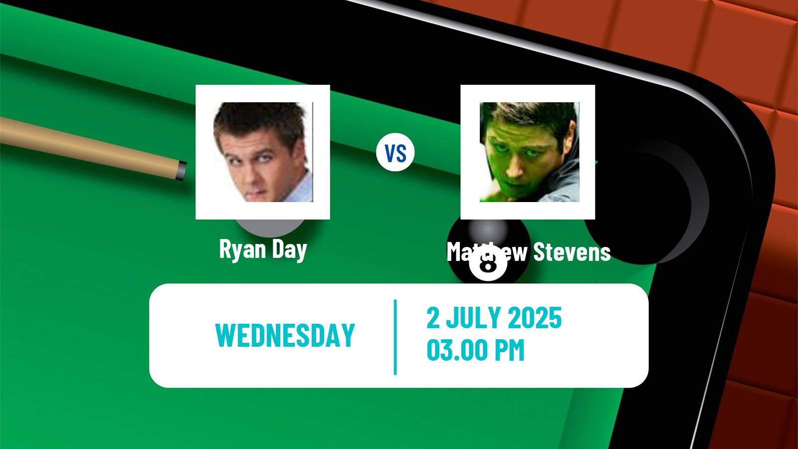 Snooker Championship League Ryan Day - Matthew Stevens