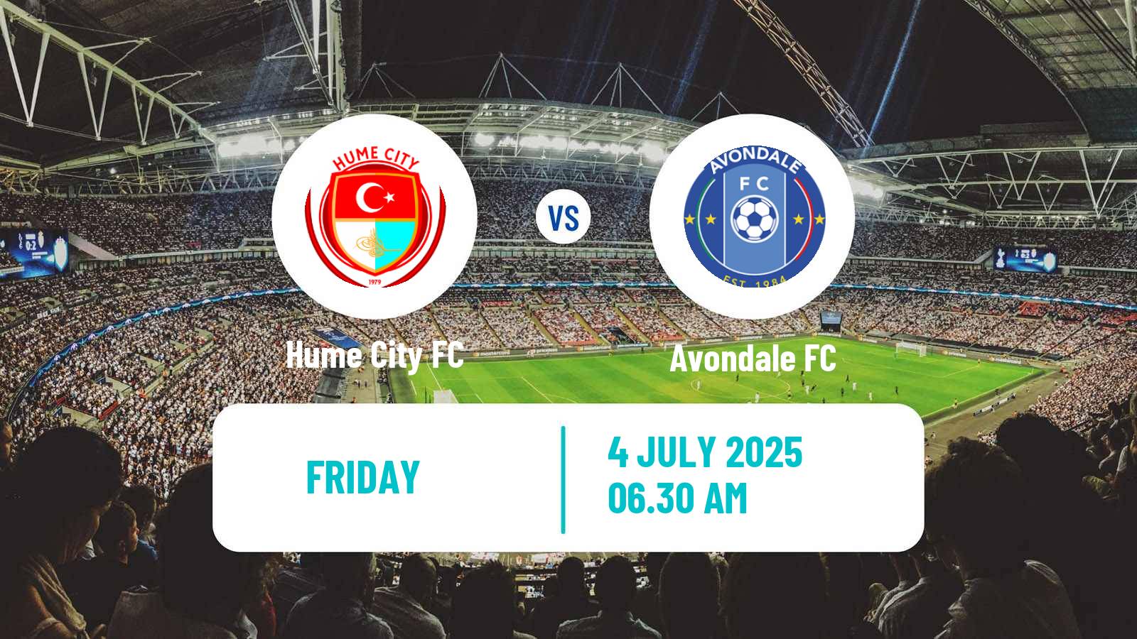 Soccer Australian NPL Victoria Hume City - Avondale