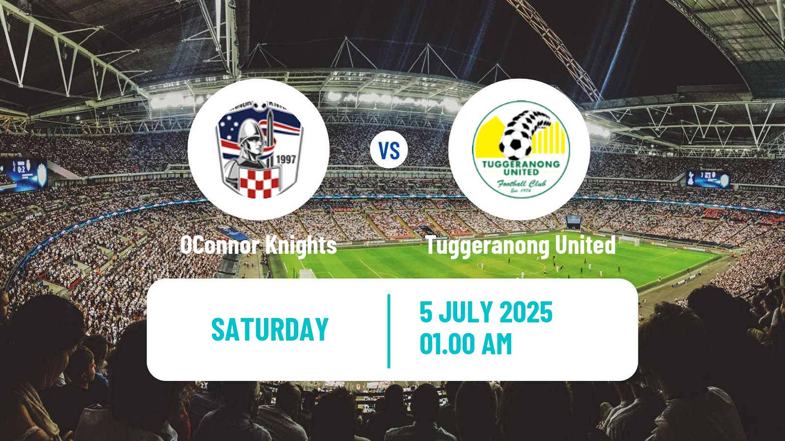 Soccer Australian NPL ACT OConnor Knights - Tuggeranong United
