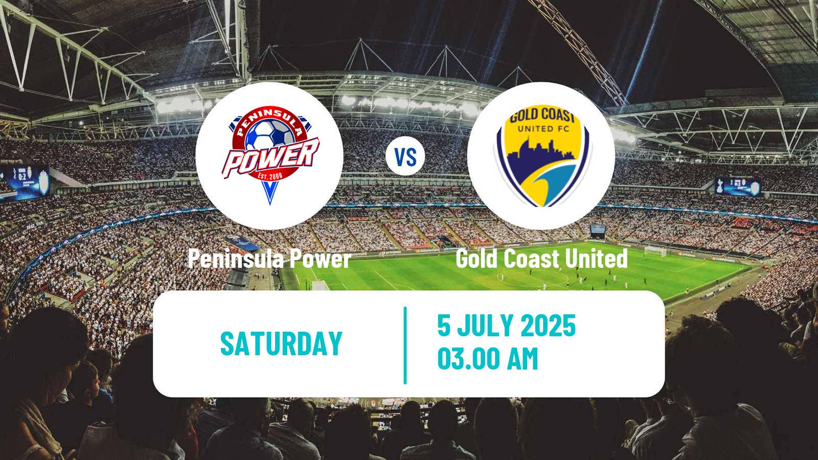 Soccer Australian NPL Queensland Peninsula Power - Gold Coast United