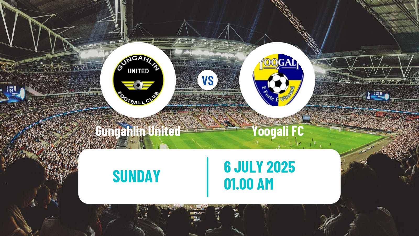 Soccer Australian NPL ACT Gungahlin United - Yoogali