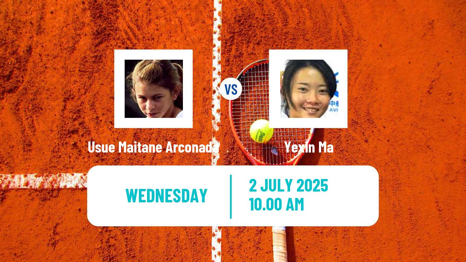 Tennis ITF W100 Cary Nc Women Usue Maitane Arconada - Yexin Ma