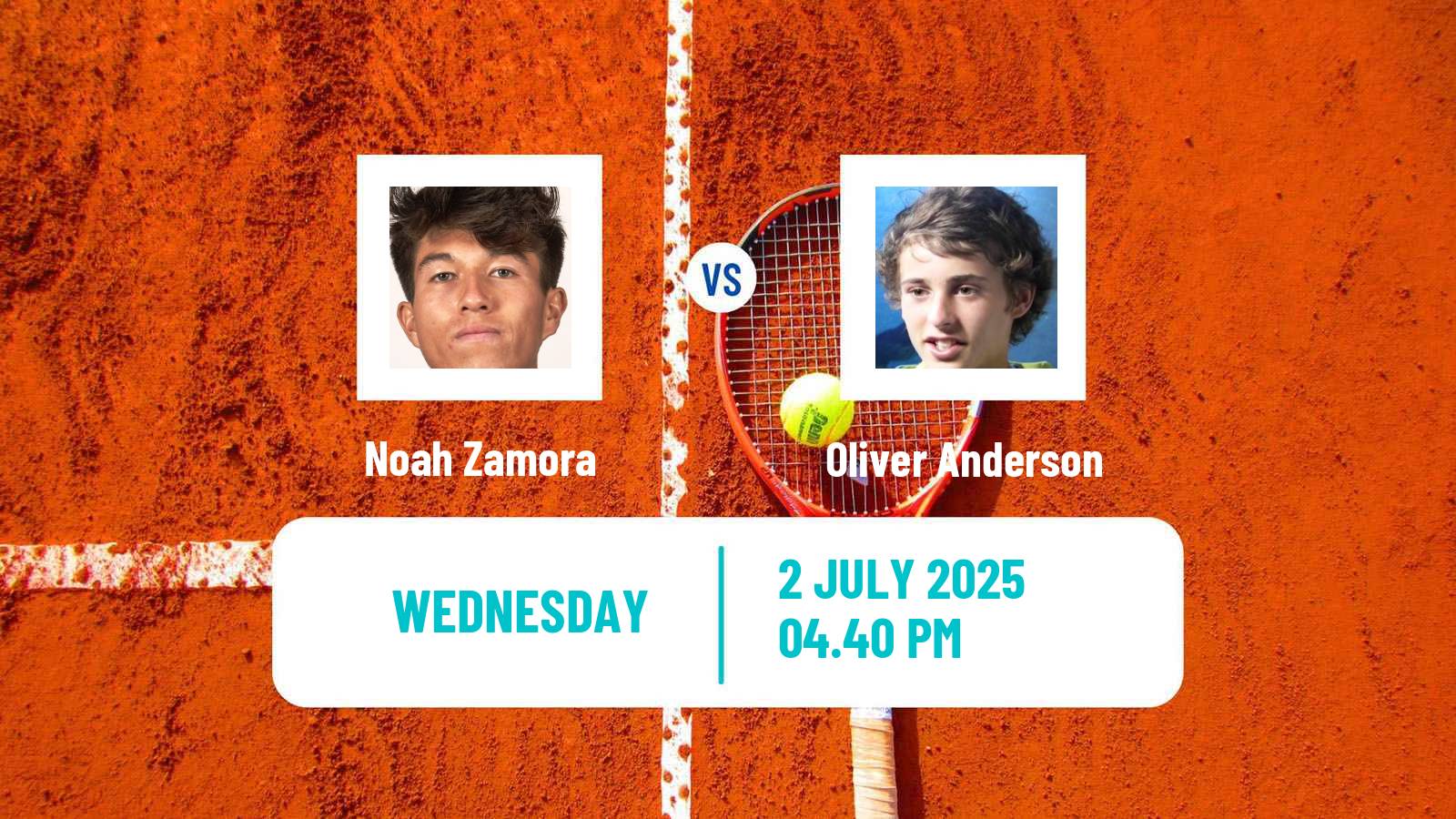 Tennis ITF M15 Los Angeles Ca Men Noah Zamora - Oliver Anderson