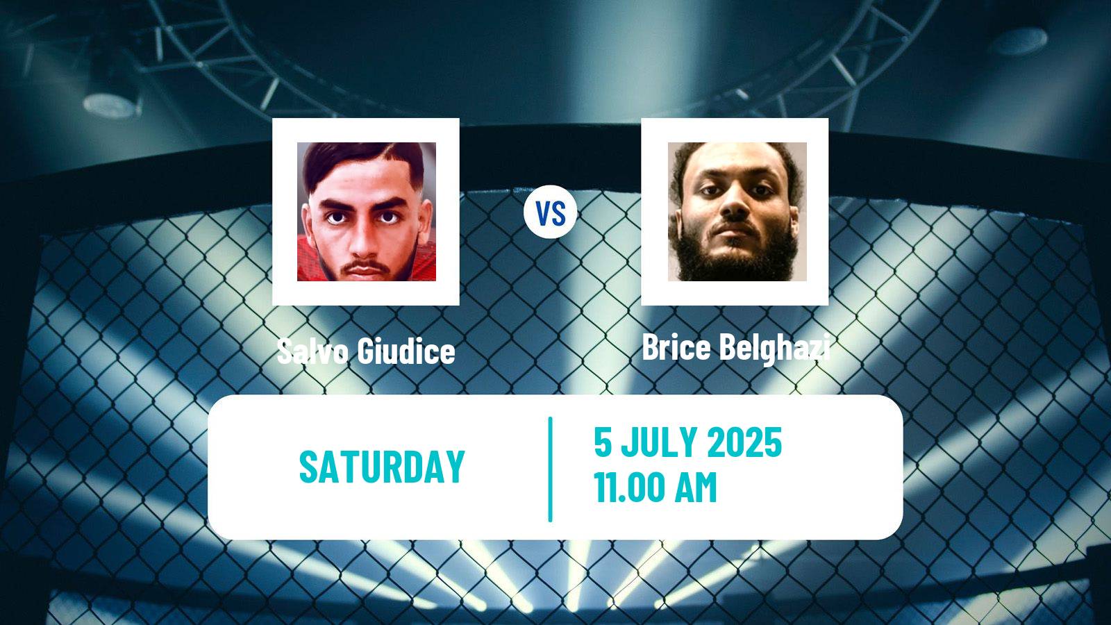 MMA Welterweight Pfl Europe Men Salvo Giudice - Brice Belghazi