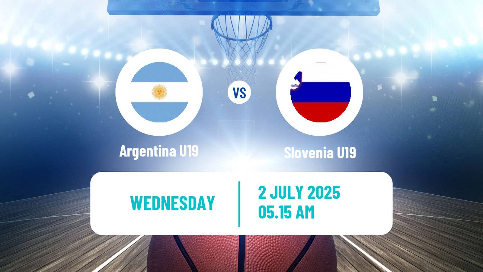Basketball World Championship U19 Basketball Argentina U19 - Slovenia U19