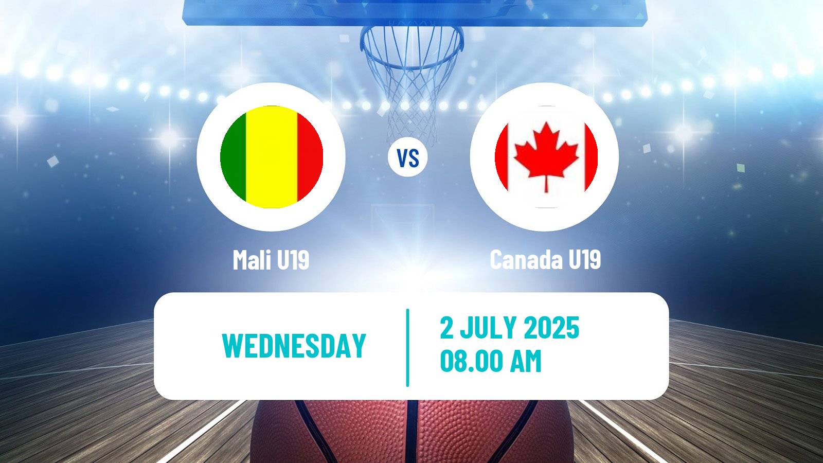 Basketball World Championship U19 Basketball Mali U19 - Canada U19