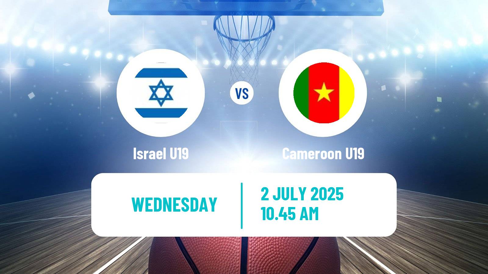 Basketball World Championship U19 Basketball Israel U19 - Cameroon U19