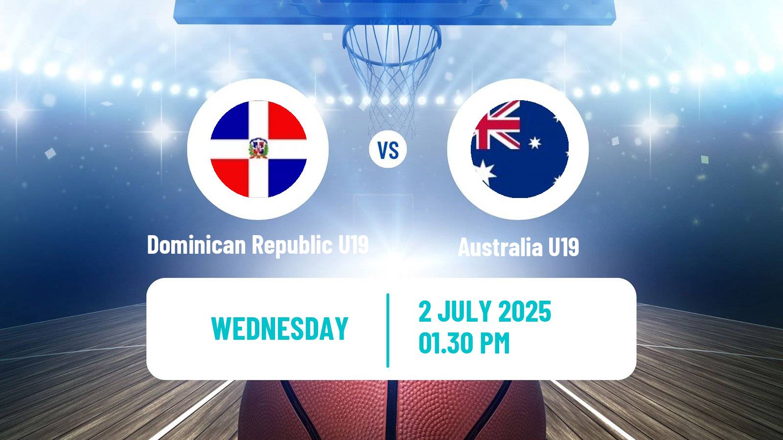Basketball World Championship U19 Basketball Dominican Republic U19 - Australia U19