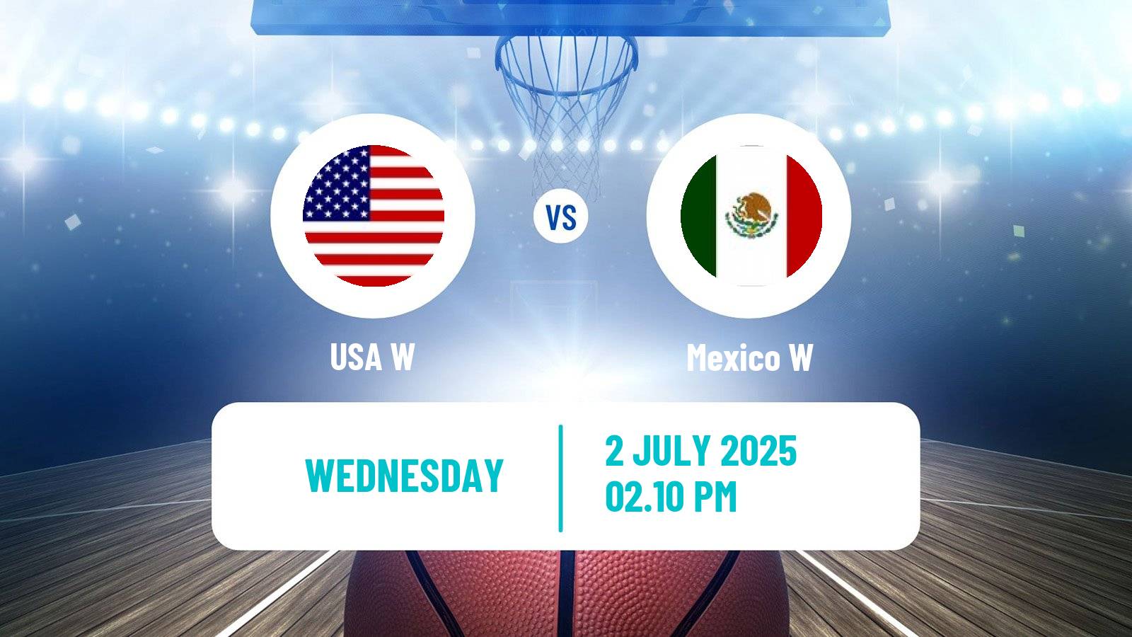 Basketball AmeriCup Basketball Women USA W - Mexico W