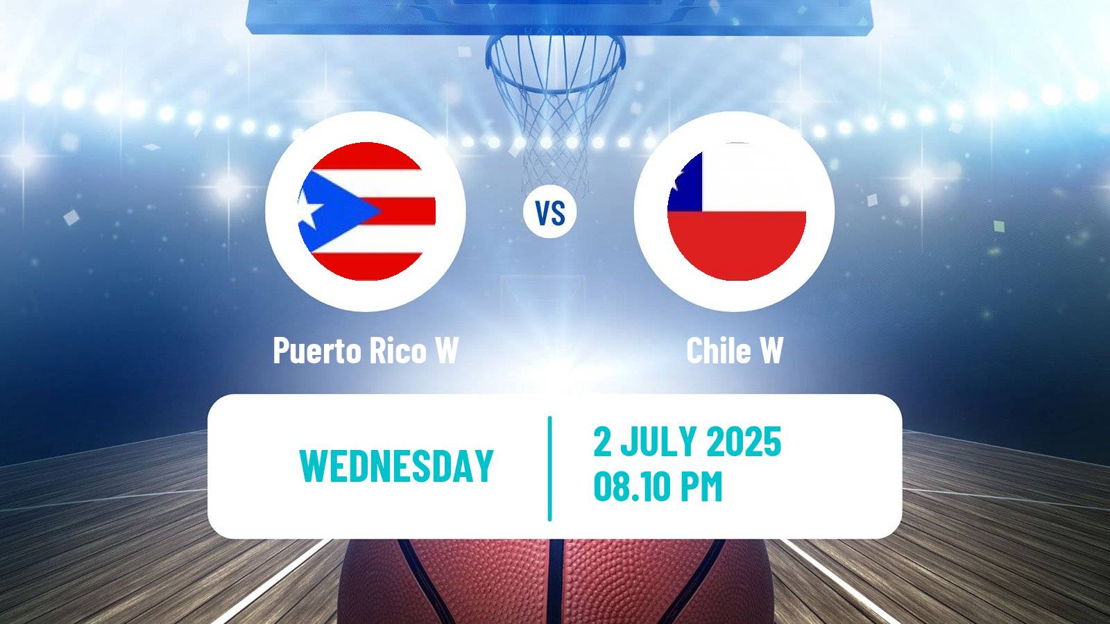 Basketball AmeriCup Basketball Women Puerto Rico W - Chile W