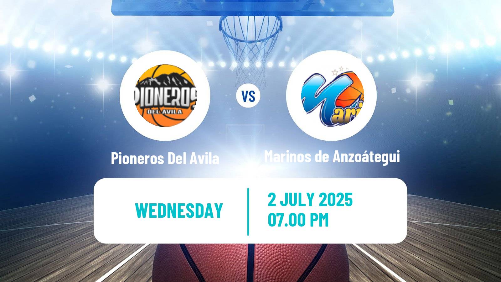 Basketball Venezuelan Superliga Basketball Pioneros Del Avila - Marinos de Anzoátegui